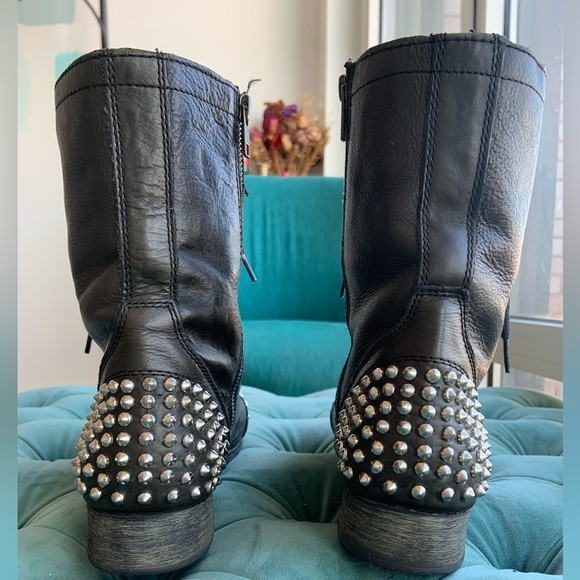 Steve Madden Tarnney Combat Boot Size 8 - Picture 3 of 6